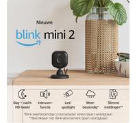 Blink - Mini 2 Smart Indoor Security Camera 2Pcs Set Black NUOVO
