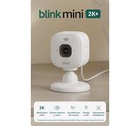 Videocamere di sorveglianza Ring Blink Mini 2K Visione Notturna Interna Controllo Vocale Audio Bidirezionale