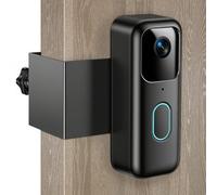 Blink - Supporto per campanello per videocitofono Blink (2a generazione), staffa di montaggio lampeggiante senza foratura, facile installazione per sistema di sicurezza della videocamera Blink, nero
