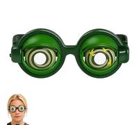 Blink & Wink Novelty Glasses - The Ultimate Selfie Accessory, Interactive Blinking Winking Glasses, Gift for Kid (Green)