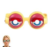 Blink & Wink Novelty Glasses - The Ultimate Selfie Accessory, Interactive Blinking Winking Glasses, Gift for Kid (Yellow)