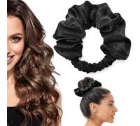 BLINKEEN Scrunchie arricciacapelli senza calore, per capelli lunghi, senza calore, per capelli lunghi, morbido elastico per dormire (nero)