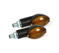 Blinker Cateye Nero Fumè Corto Per Harley-Davidson Con Marchio E-Prüfzeichen