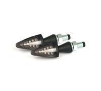 Blinker Peak Nero, LED Tinta, Per Harley-Davidson Con E-Mark
