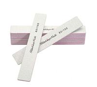 BlinkingNails Professionisti Lime per Unghie 80/100 File per Unghie e Tamponi 10 pezzi, Tavole Smerigliate Monouso, Nail Files di Blocco Buffer Lavabili, Nail Sanding Set di Levigatura per Unghie