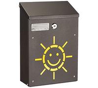 Blinky 27298-20 Sole Cassetta per Lettere in Acciaio, 21x8.5x30, Nero