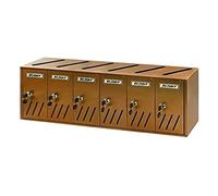 Blinky 2735806 Casellari Postali in Alluminio Ramato, K6 6-Box, 62x17.5x30
