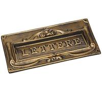 Blinky 27448-20 Buca per Lettere in Alu-Zinco e Bronzo, 300x140 mm