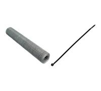 Blinky 66705 Rete Rabbit Zincata, 6.3 x 6 x 3, F 0.55, 5 mt, 50 cm & FASCETTE P/