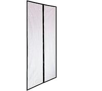 Blinky 74625 Zanzariere a Strisce Magnetic, 2 Bandelle 100 x 220 cm, Nero
