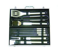 Blinky 78935-20 Set-Valigia di 10 Pezzi per Barbecues, Inox