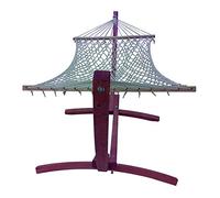 Amaca con supporto in legno da pavimento Hawaii max 180 kg