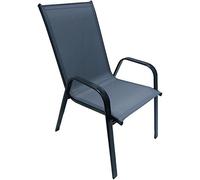 Blinky 9693210 Sedia da Giardino Modello Linda, Grigio