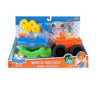 Blippi BLP0213 BUILD-7,6 cm Figura Racer con Build and Take Apart Monster Truck