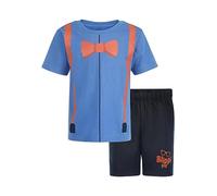 Blippi Set maglietta e pantaloncini per bambini piccoli, blu/grigio, Blu, 4 anni