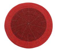Bliss Perline Natale Rotondo Luogo Tavolo Tappetino 30.5cm - Rosso
