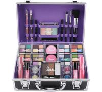 Bliss Set Trucchi Completo Con Beauty Case - Valigetta Make up Con Ombretti, Blu