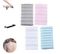 Blissal Exfoliating Shower Towel,Blissal Exfoliating Towel,Back Exfoliator Towel,Blissal Towel for Men and Women,Travel Friendly and Quick Drying, for Women and Men (4pcs MIX)