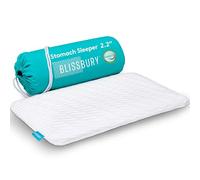 BLISSBURY Cuscino in memory foam sottile, ultra sottile, 5,5 cm