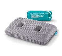 BLISSBURY Cuscino per orecchie con foro per dormire con dolore all'orecchio | Cuscino regolabile in memory foam con fori per condrodermatite CNH | Protezione per piercing all'orecchio | Supporto tappi