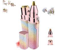 Blissean Facial Shaver, Glowtrim Premium Facial Shaver, Premium USB 2-in-1 Mini Women's Eyebrow and Hair Removal Device, Eyebrow and Hair Removal Device (Multicolor)