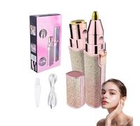 Blissean rasoio per il viso, Glow Trim Premium rasoio per il viso, penna elettrica per le sopracciglia per le donne (StarSky,1 Set)