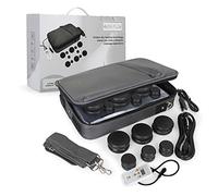 BlissFlow Set di scaldavivande per massaggio, portatile, borsa da viaggio, 12 riscaldamento in basalto, con controllo elettrico e digitale, scalda pietre riscaldanti