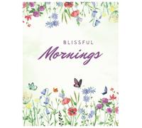 Blissful Mornings Notebook | Wide Ruled 110 pages: 8.5 by 11 inches for Highschool and College Teens: Aesthetic pastel color with Vision board, Goal, Self Care and Coffee Corner sections
