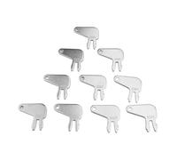 BlissfulAbode 8H-5306 Chiave di scollegamento batteria per modelli CAT - Chiave interruttore principale per accensione e disconnessione apparecchiature, confezione da 10