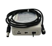 BlissfulAbode Alimentatore radio portatile con batteria da 3000 mAh, uscita multi-tensione 5V/6V/9V/12V, commutazione polarità DC5521, per radio tradizionali e moderne, ricarica di tipo C