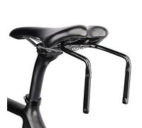 BlissfulAbode Borsa da sella per bicicletta in lega di alluminio per barra stabilizzatrice - portabottiglie posteriore anti-shake