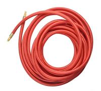 BlissfulAbode Cavo di alimentazione della torcia TIG Superflex in tutto il mondo 25Ft compatibile con le torce raffreddate ad aria serie 9 e 17 tubo flessibile in gomma di silicone con treccia di