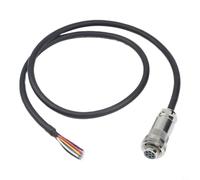 BlissfulAbode Connettore adattatore a 7 pin per Rexroth Moog per valvola proporzionale Parker - Valvola idraulica resistente DIN standard con cavo da 1 metro IP67 nominale per uso in fabbrica