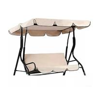BlissfulAbode Copertura superiore per dondolo da giardino, impermeabile, ricambio per tenda da sole in tessuto Oxford 210D, protezione antipioggia, copertura per mobili da esterno