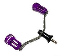 BlissfulAbode Manico a bilanciere per mulinelli da pesca compatibile con modelli Exsence, Cardiff e Twin Power (mano sinistra, viola)