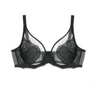 BlissfulAbode Reggiseno push-up da donna in pizzo, coppa piena, sottile | Effetto push-up, supporto completo della coppa, tessuto di pizzo sottile, misto poliestere, comfort quotidiano
