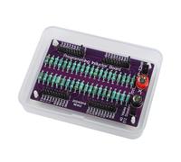 BlissfulAbode Scheda resistore di calibrazione multimetro Scheda resistore programmabile 1/4W 0,1%8 segmenti per Jumper Cap 0,1-9 9999999 MΩ Strumento 1uH-2.2mH