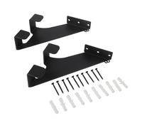 BlissfulAbode Supporto da parete per motosega, resistente, facile accesso e conservazione (nero)