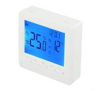 BlissfulAbode Termostato di controllo della temperatura per caldaia a gas Display digitale programmabile Programma 5+2 giorni Blocco bambini Funzione antigelo Installazione a parete o supporto Gamma