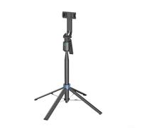 BlissfulAbode Treppiede per tracciamento facciale 1.8M Selfie alto con luce per registrazione video Smartphone Controllo gesti Streaming live batteria 8H