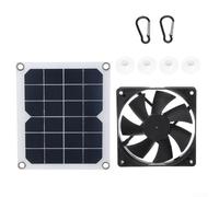 BlissfulAbode Ventilatore di scarico solare di efficienza energetica 6V 10W per i tetti di RV e per le stanze degli animali domestici, miglioramento dell'aria