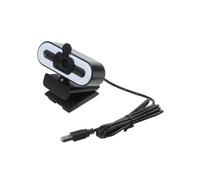 BlissfulAbode Webcam autofocus 4K con streaming USB e luce di riempimento a 60 fps, perfetta per vivere 1080p