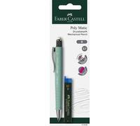 Faber-Castell Poli 133.398 Matic lápiz mecánico en Blister Card variados colores, 0.7 MM