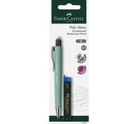Faber-Castell Poli 133.398 Matic lápiz mecánico en Blister Card variados colores, 0.7 MM