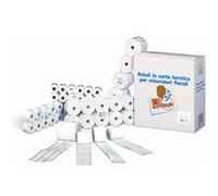 Blister 10 rotoli RC carta termica BPA free FSC 55gr 59,5mm x 60mt Ø68mm ROTOMAR