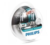 Blister 2 Lampade Lampadine Philips H7 X-TREME Vision +130% LUCE Bianca Ghiaccio