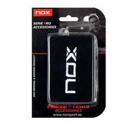 Blister (2 Pz) Polsino Nox Nero Logo Bianco Munegbla White