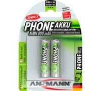 ANSMANN MaxE Mignon AA batteria ricaricabile 800mAh bassa autoscarica - pre-carica della batteria - batteria per i telefoni cordless (confezione da 2) - MaxE