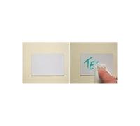 Blister 20 etichette magnetiche BIANCO 40x100 mm scrivibili e cancellabili.