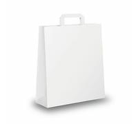 Blister 25 Shoppers 45X15X50Cm Bianco Neutro Piattina